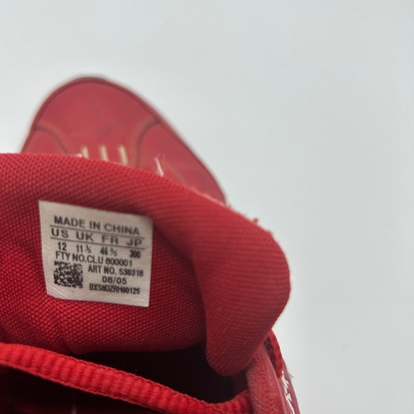 Adidas Men's Red Sneakers/Trainers Size 12 - Picture 8 of 9